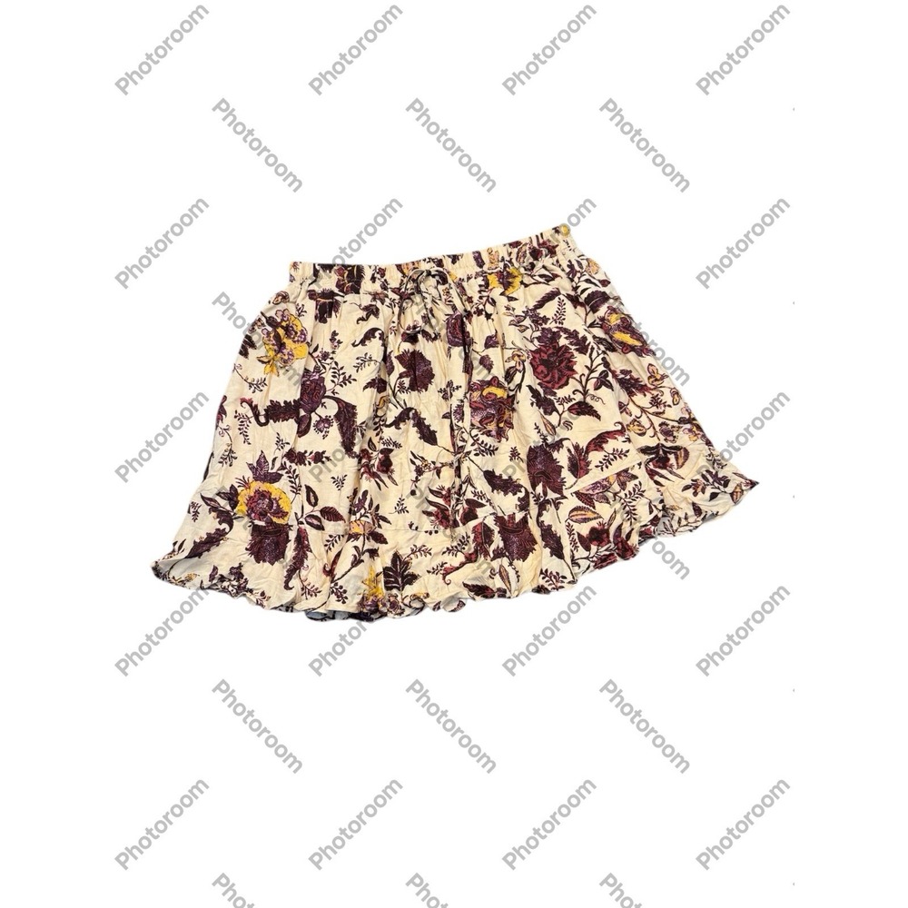 Eveafter Mini Swing Collection Selena Skirt Size Medium Floral‎ Pull On Ruffle